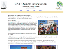 Tablet Screenshot of csyowners.com